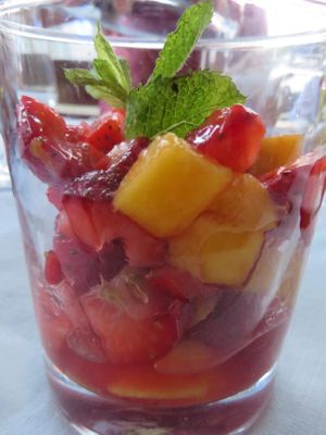 Depending on the season there may be a vegan dessert like strawberry and mango. at Viva Zapata in Saarbrucken
