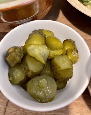 Pickles  at Hummus Amamamusi in Krakow