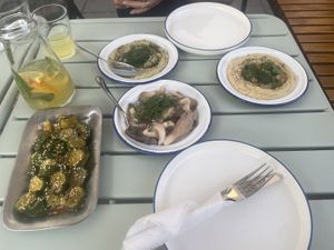   at Hummus Amamamusi in Krakow