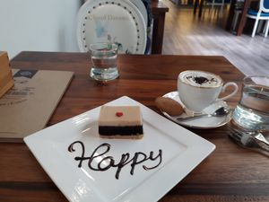 You should try this choc cheese cake! at Cloud Dreaming in Penang