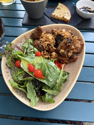 Crispy mushroom bites  at Batida in England