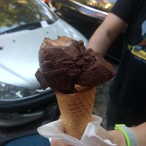 "Schoko-Sorbet" at Gelateria Mos Eisley in Berlin