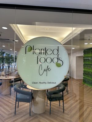 Front entry   at Planted Foods Cafe in Sacramento