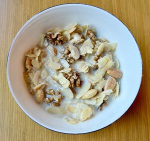 Home made granola  at Alizeé Restaurant in Dubai