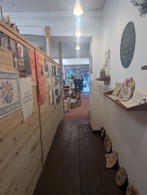 Inside at 빵과장미 in Gwangju