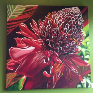 artwork at Kalaheo Cafe in Kalaheo