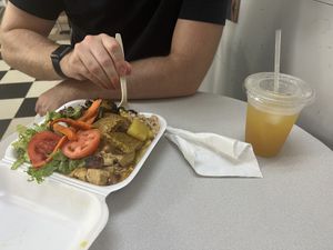   at Mellow Moods Cafe in Tortola