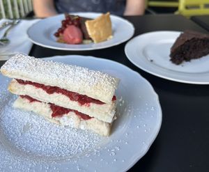 Millefeuille aux Cérises  at Chez Mara in Rostock
