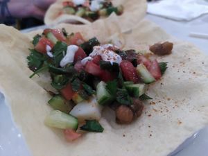 Poppadoms and toppings (September 2025) at Cegin Punjabi in Ceredigion
