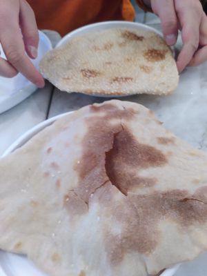 Naan bread (September 2025) at Cegin Punjabi in Ceredigion