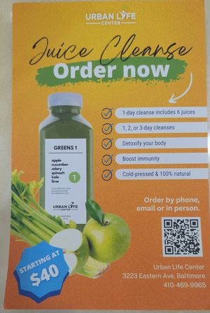  at Urban Life Center & Juice Bar in Baltimore