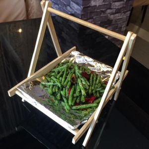 Spicy Green Beans at XiangJi Ge Vegetarian in Shanghai