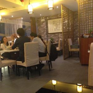 Inside View at XiangJi Ge Vegetarian in Shanghai