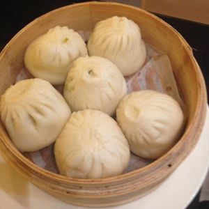 Dumplings at XiangJi Ge Vegetarian in Shanghai