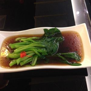 Very delicious Kailan at XiangJi Ge Vegetarian in Shanghai