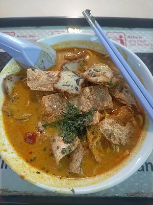 Laksa at Yu Yuan Vegetarian - Bedok North 裕源素食 in Singapore