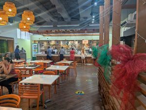 Inside at Raices in Santo Domingo