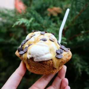 Cookie cups! at Live A Little Gelato in Adelaide