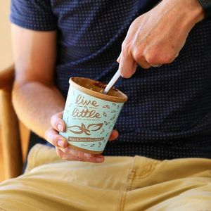 500ml tubs found in Foodland supermarkets and independent stores  at Live A Little Gelato in Adelaide