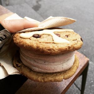 Icecream sandwich  at Live A Little Gelato in Adelaide