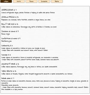 prices listed on crepapelle.org/menu/ at Crepapelle in Florence