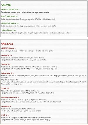 prices listed on crepapelle.org/menu/ at Crepapelle in Florence