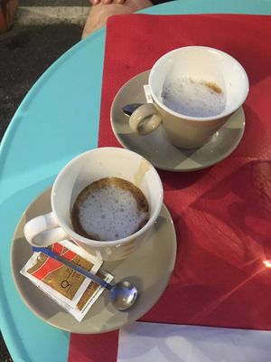 Cappuccino olé! at Crepapelle in Florence