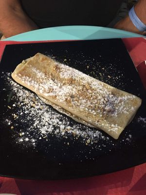 Sweet pancake, yummy!! at Crepapelle in Florence