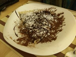 Crepe in Black at Crepapelle in Florence