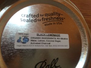 Activated Charcoal for binding toxins, while tasting delicious ! at Vegan Mario's in Vero Beach