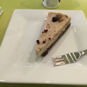 the best raw cake I've ever ate  at Puro Bistro in Prague