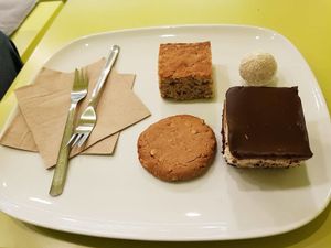 Desserts at Puro Bistro in Prague