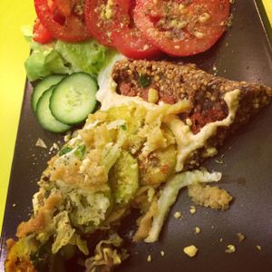 Raw Pizza at Puro Bistro in Prague