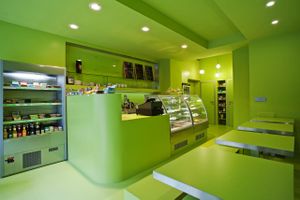 Interior at Puro Bistro in Prague