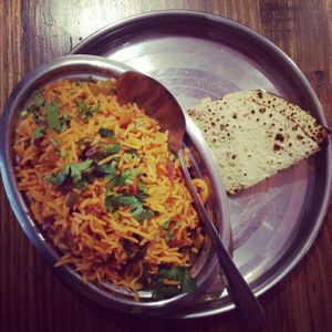 Tava Pulav at Relish India in Surry Hills