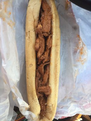 Vegan Buffalo Chicken Sandwich!   at Uncle Oogie's Pizza in Sea Isle City