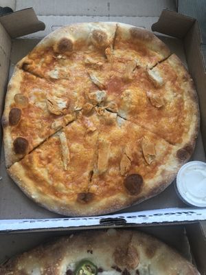Buffalo chicken pizza at Uncle Oogie's Pizza in Sea Isle City