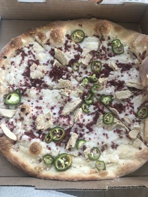 Santa Fe pizza  at Uncle Oogie's Pizza in Sea Isle City