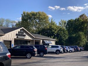 Main front entrance  at The River Merchant in Kent