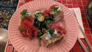 Vegan burrito at The Pink Cow - ピンクカウ in Tokyo