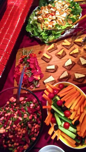 Vegan meetup buffet at The Pink Cow - ピンクカウ in Tokyo