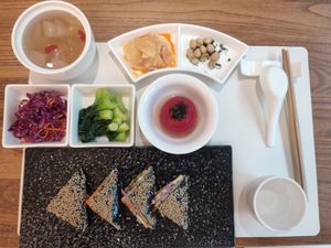 Sushi sandwich at GoodTime Cafe in Kunshan