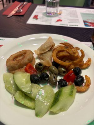 Add some salad to make the starters a bit healthier! at Panda Mami The University of Warwick in Coventry