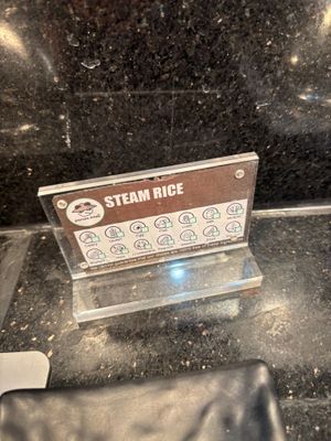 Well labled dishes at Panda Mami The University of Warwick in Coventry