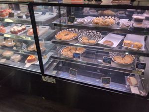 Pastries (not sure which are vegan except the navy bean pie) at Sweet Tooth Cafe in Washington