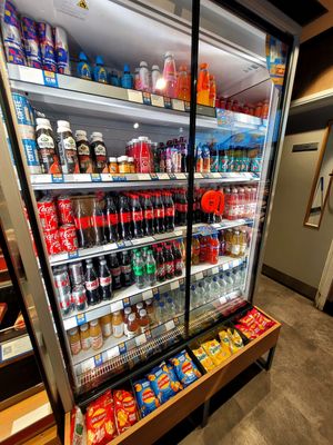 Drinks Fridge. at Greggs in New York