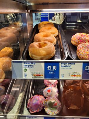 Glazed Ring Doughnut. at Greggs in New York