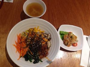 Korean rice at The Real Hut - Yuan Su Xiao Zhu in East Singapore