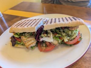 Vegan sandwich at Guajira by Mama Tingo in Edinburgh