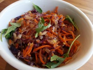 kelp noodles at Simply Raw in Santa Monica